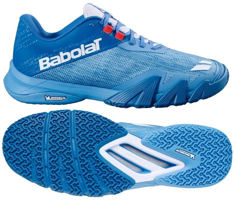 Babolat Movea 2 Mens Padel Shoes - Seaport / Cherry Tomato