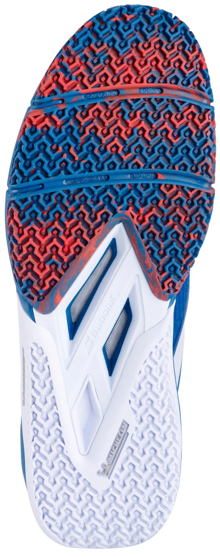 Babolat Movea 2 Mens Padel Shoes - Seaport / Cherry Tomato