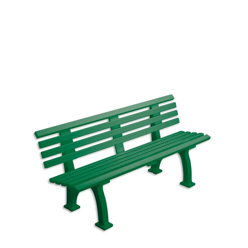 Bank Freiburg 150 cm grün, Gewicht: 15 kg