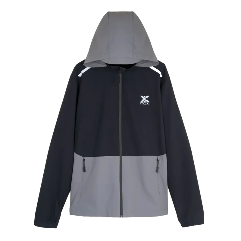 Cortavientos NOX Black/Dark Grey 2026