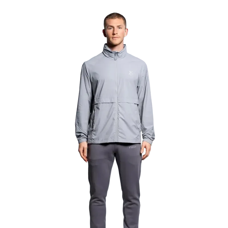 Cortavientos Nox Ligero Hombre Gris 2026