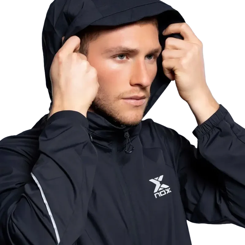 Cortavientos Nox Ligero Hombre Negro 2026