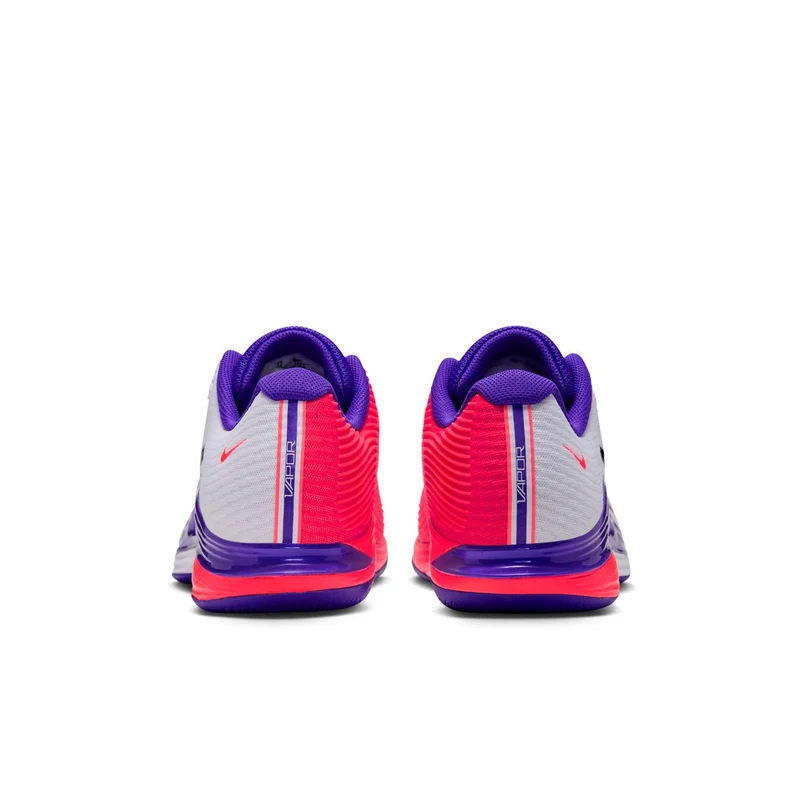 Vapor 12 PRM Sandplatzschuh Herren - weiß, lila