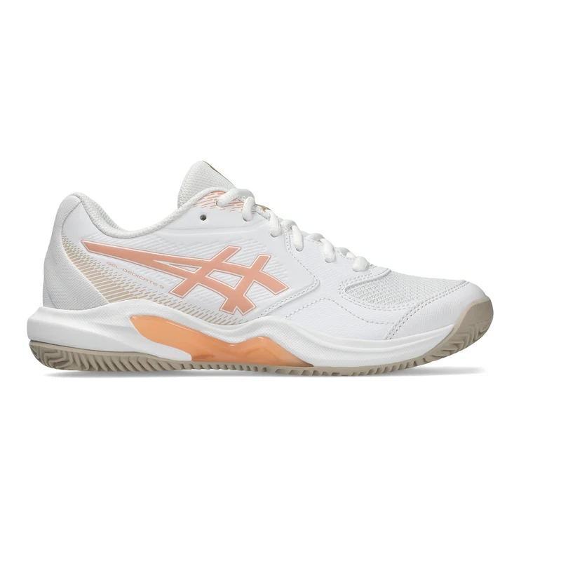 Gel-Dedicate 9 Sandplatzschuh Damen - weiß, apricot