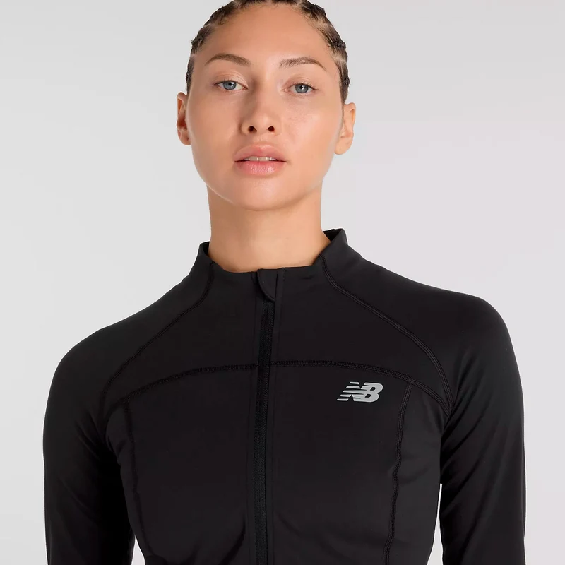Harmony Fitted Trainingsjacke Damen - schwarz