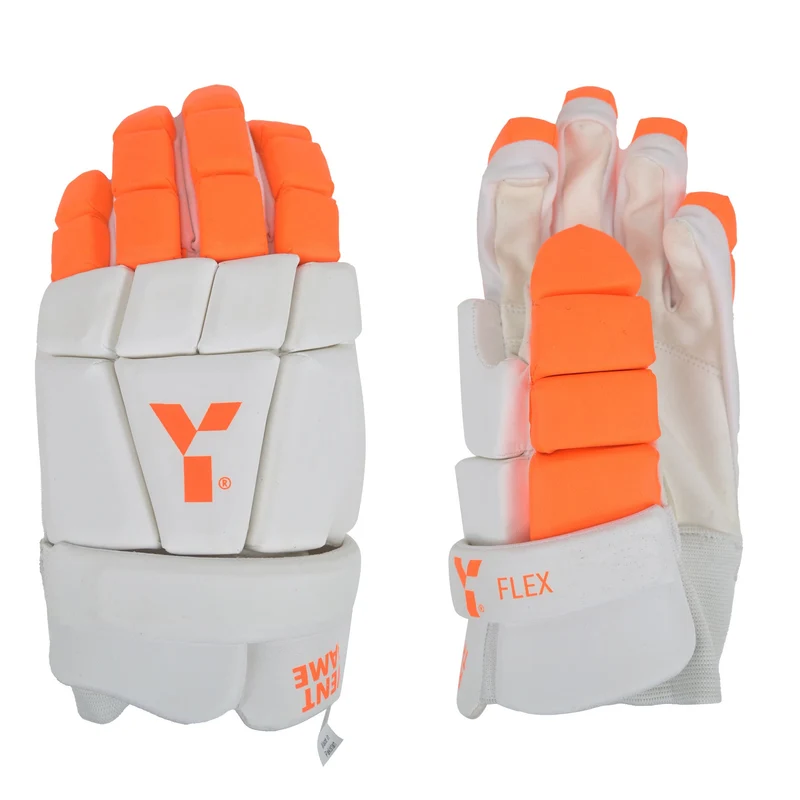 Y1 Indoor Flex Glove (White/Orange) Hockey Cosmic 26/27