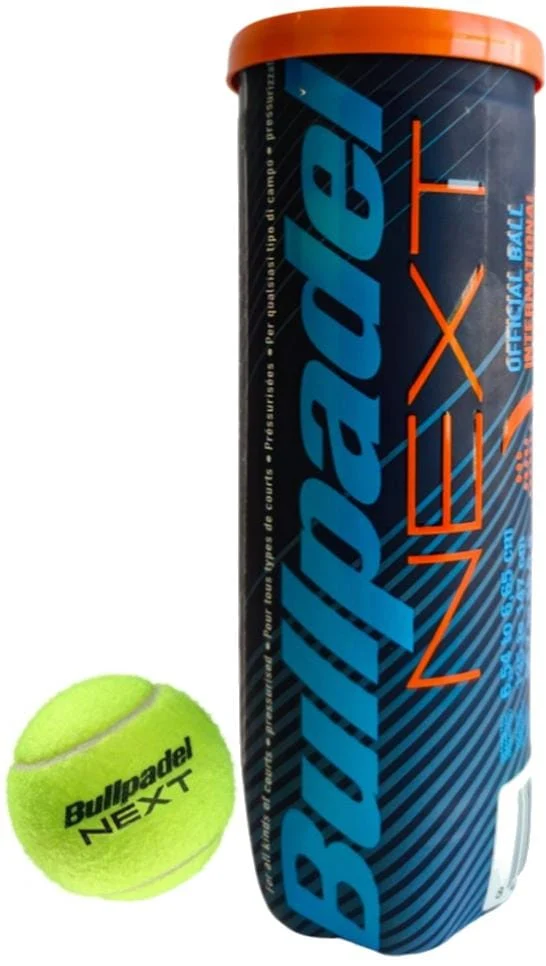 Bullpadel NEXT Padel Balls - 3 Ball Tube