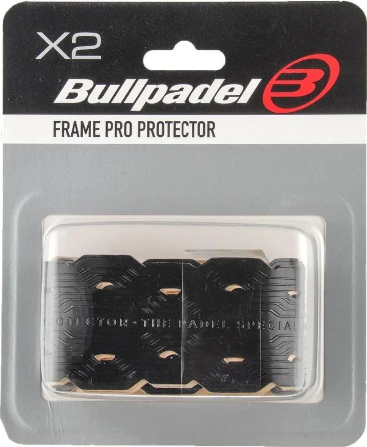 Bullpadel Pro Frame Protector X2 Padel Racket Protection Strip - Black