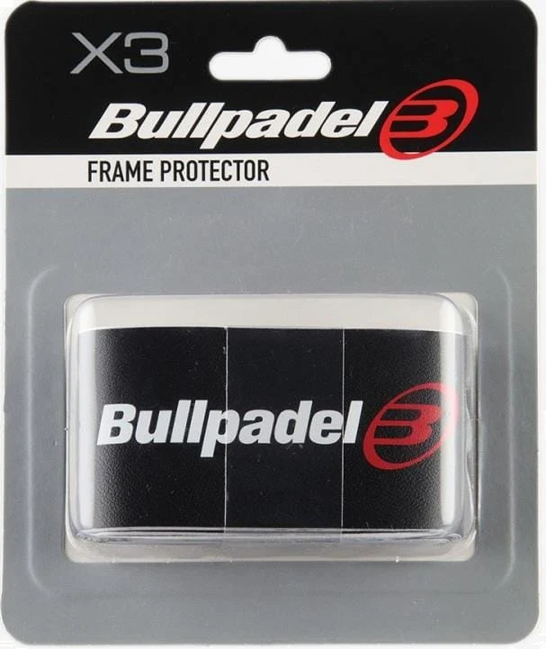 Bullpadel Frame Protector X3 Padel Racket Protection Strip - Black