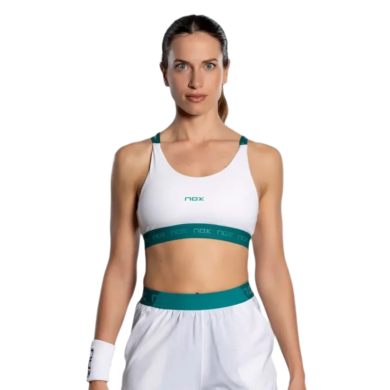 Sujetador Nox Pro White/Ivy Green 2026