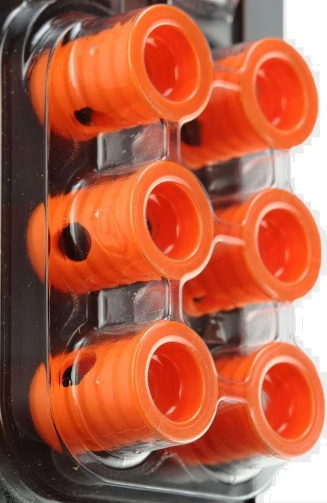 Bullpadel Ease Vibe Padel Dampeners - Fluorescent Orange