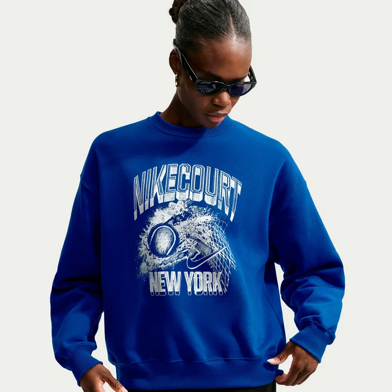 Court Sweatshirt Damen - blau