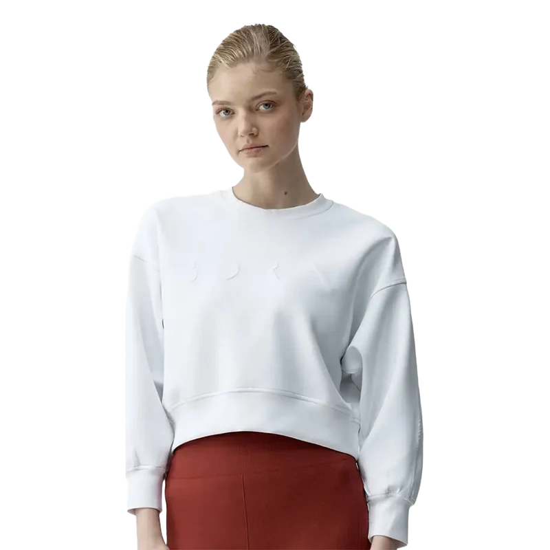 Sudadera Born Living Yoga Flora Off White 2026