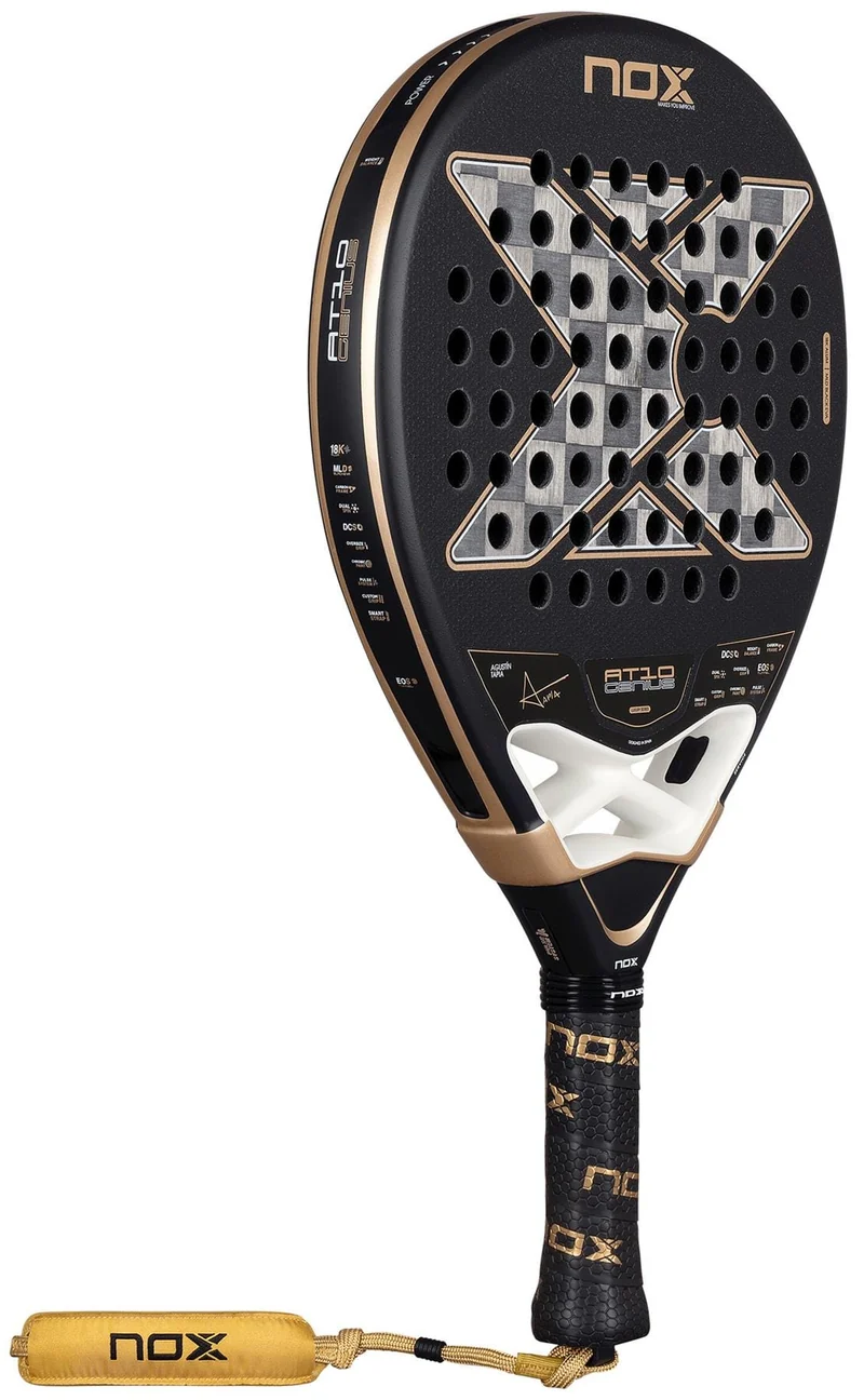 NOX AT10 Genius 18K Alum By Agustín Tapia 2026 Padel Racket