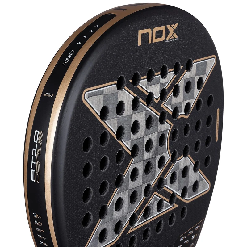NOX AT10 Genius 18K Alum By Agustín Tapia 2026 Padel Racket