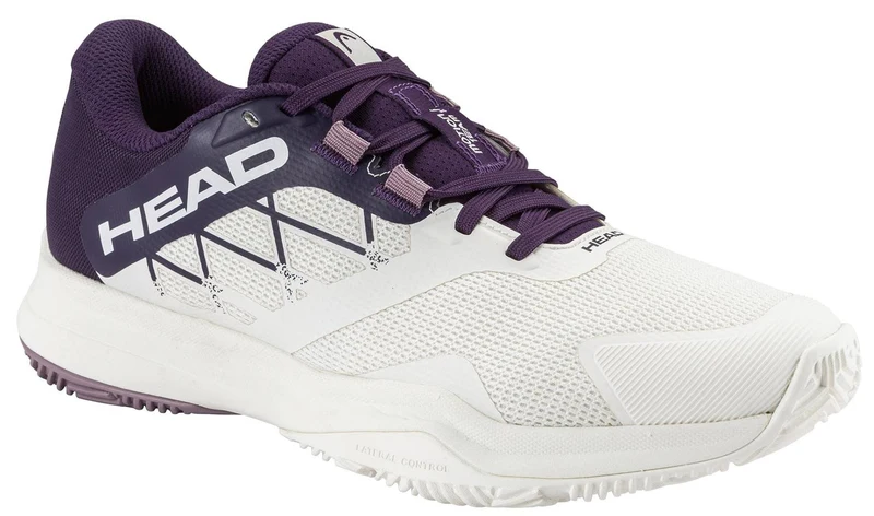 HEAD Motion Team 1.5 Womens Padel Shoes - Chalk White / Purple