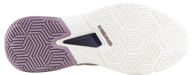 HEAD Motion Team 1.5 Womens Padel Shoes - Chalk White / Purple