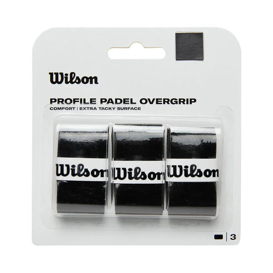 Wilson Profile Overgrips 3er Pack – Schwarz