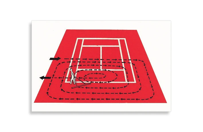 Tennisplatz Hinweisschild Fegebild
