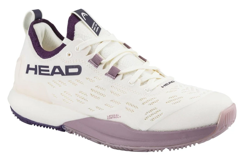 HEAD Motion Pro 1.5 Womens Padel Shoes - Chalk White / Purple