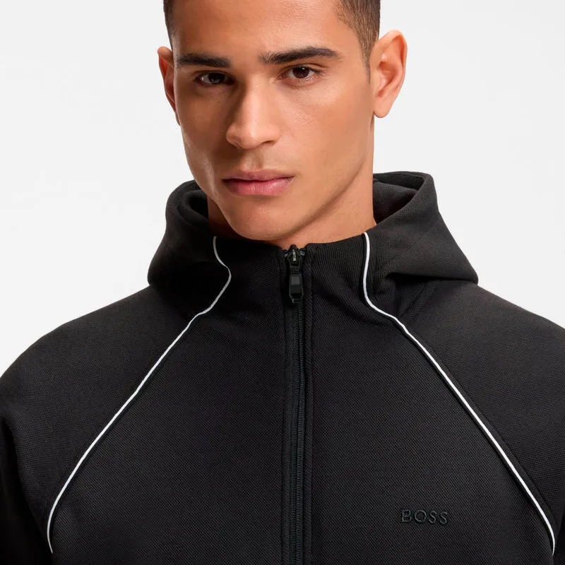 Saggy Sweatjacke Herren - schwarz