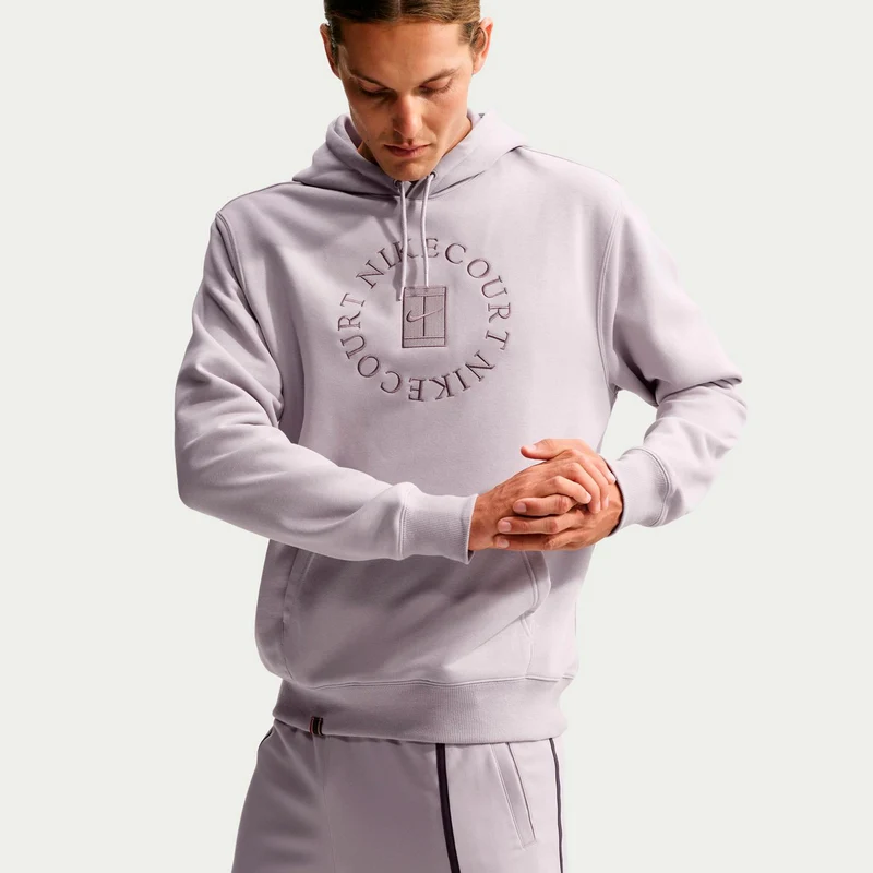 Court Dri-Fit Heritage Hoody Herren - grau, flieder