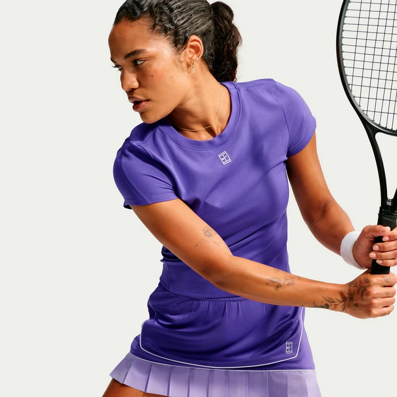 Court Dri-FIT Advantage T-Shirt Damen - lila