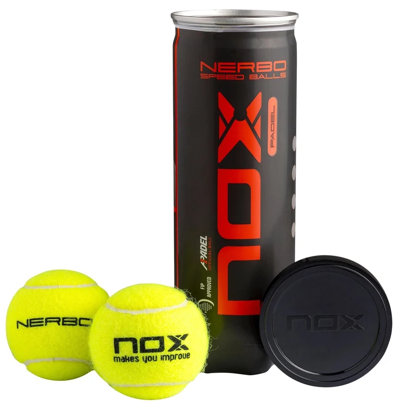 NOX Nerbo Padel Balls - 3 Ball Tube