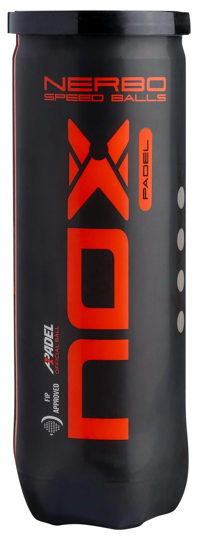 NOX Nerbo Padel Balls - 3 Ball Tube