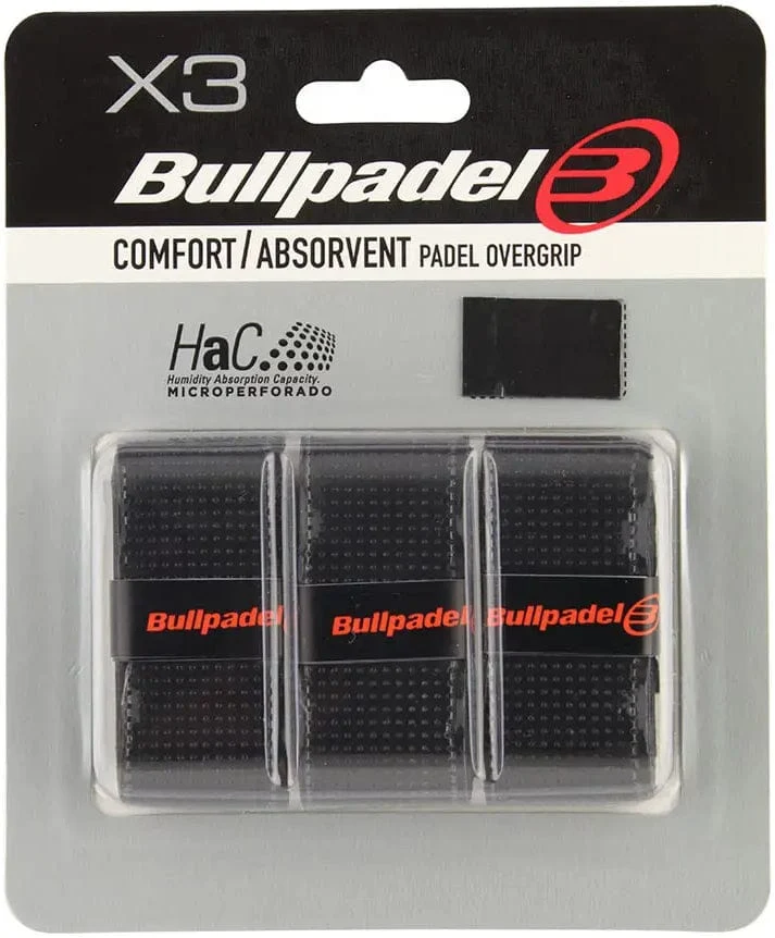 Bullpadel GB-1200 Padel Overgrips - Black