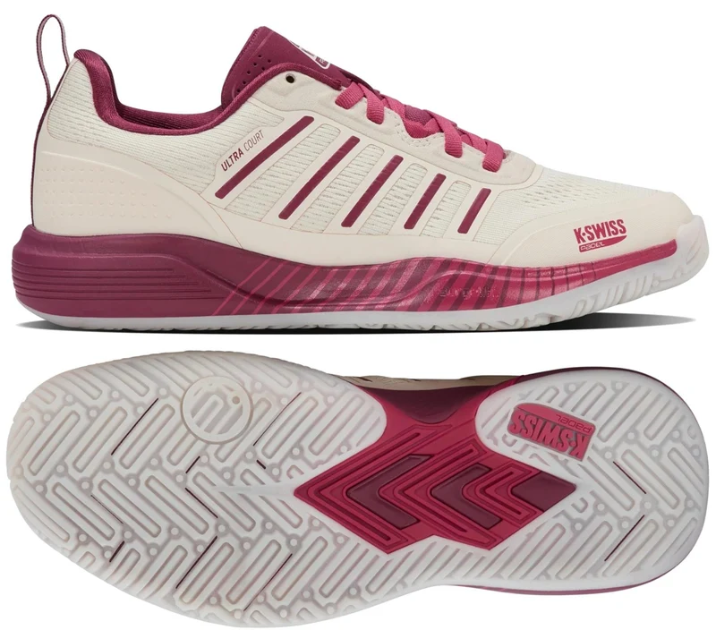 K-Swiss Ultra Court Womens Padel Shoes - Jet Stream / Beaujois / Jazzy