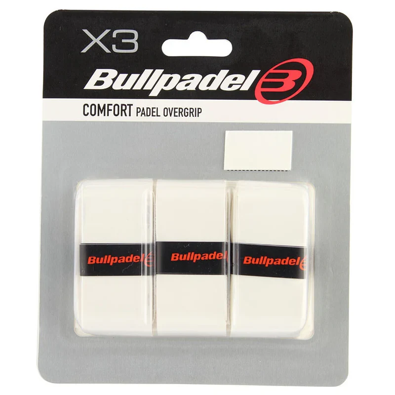Bullpadel Comfort Padel Overgrip White (3 Pack)