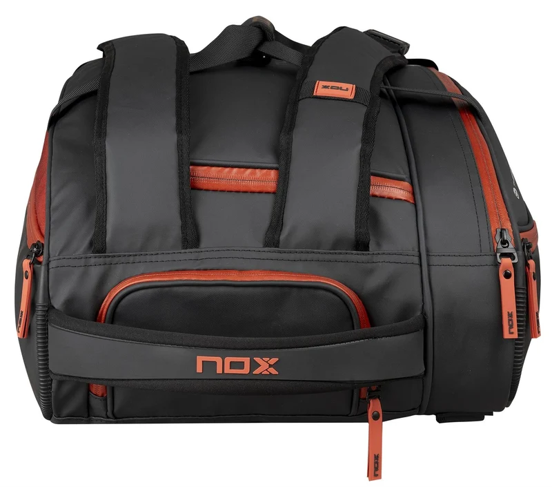 NOX Luxury Open Series Padel Racket Bag - Black / Red