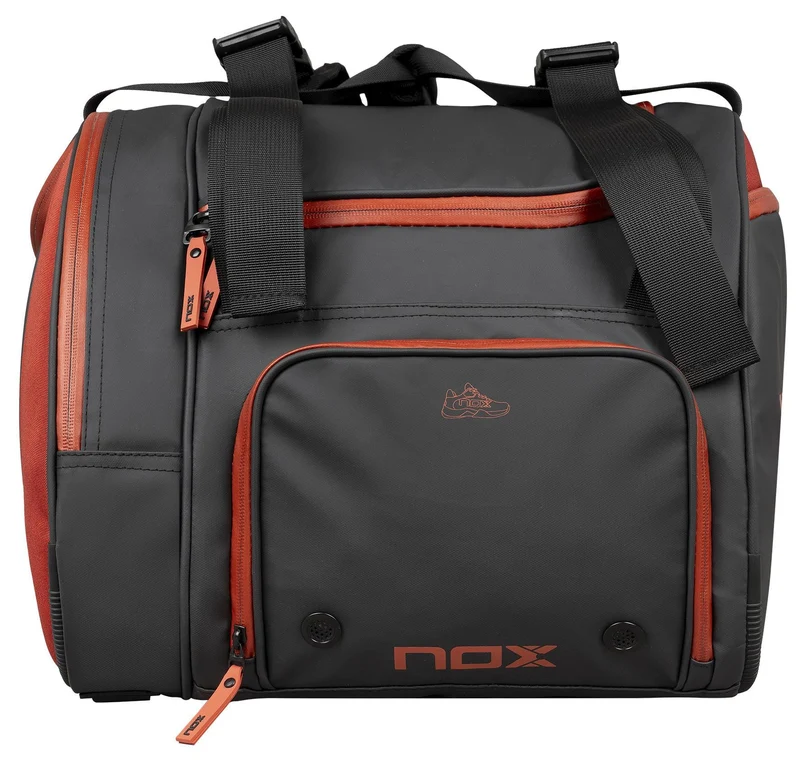 NOX Luxury Open Series Padel Racket Bag - Black / Red
