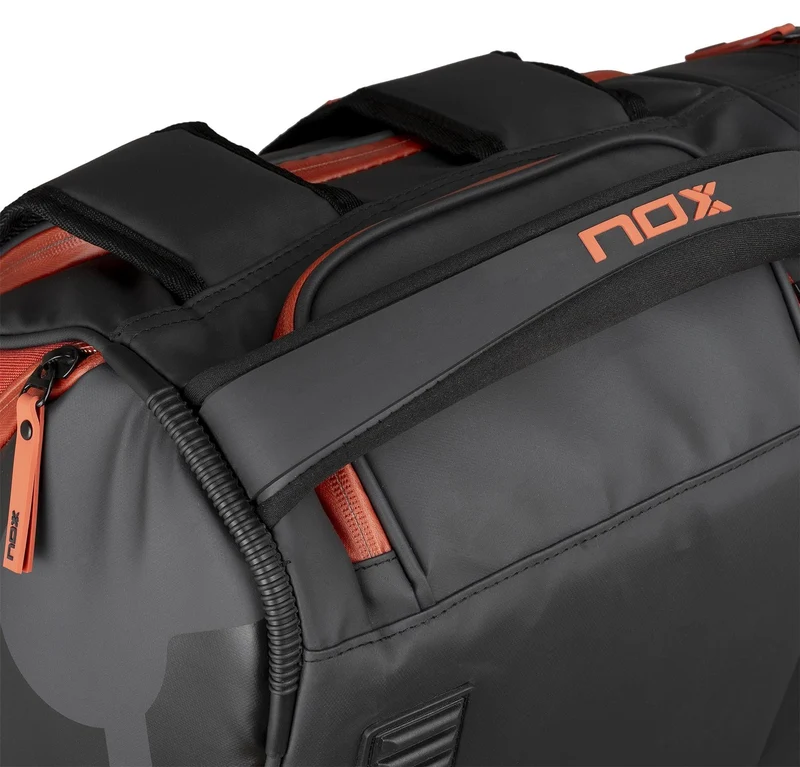 NOX Luxury Open Series Padel Racket Bag - Black / Red