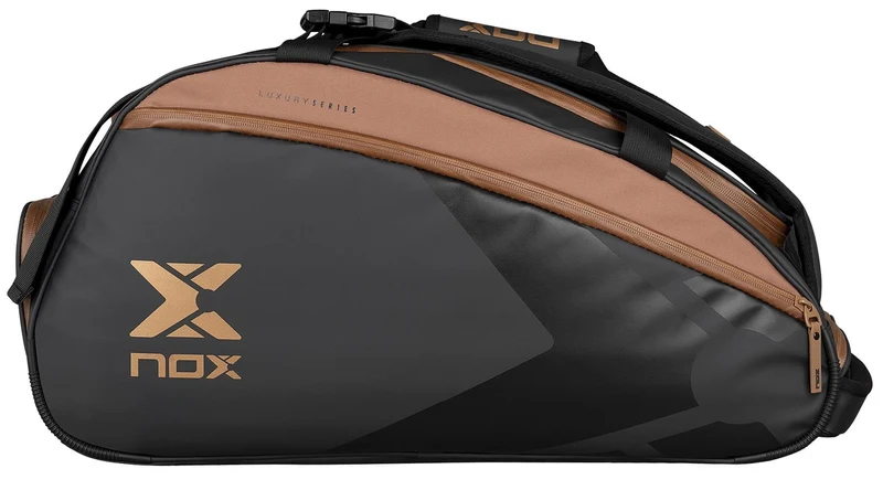 NOX Luxury Open Series Padel Racket Bag - Black / Brown