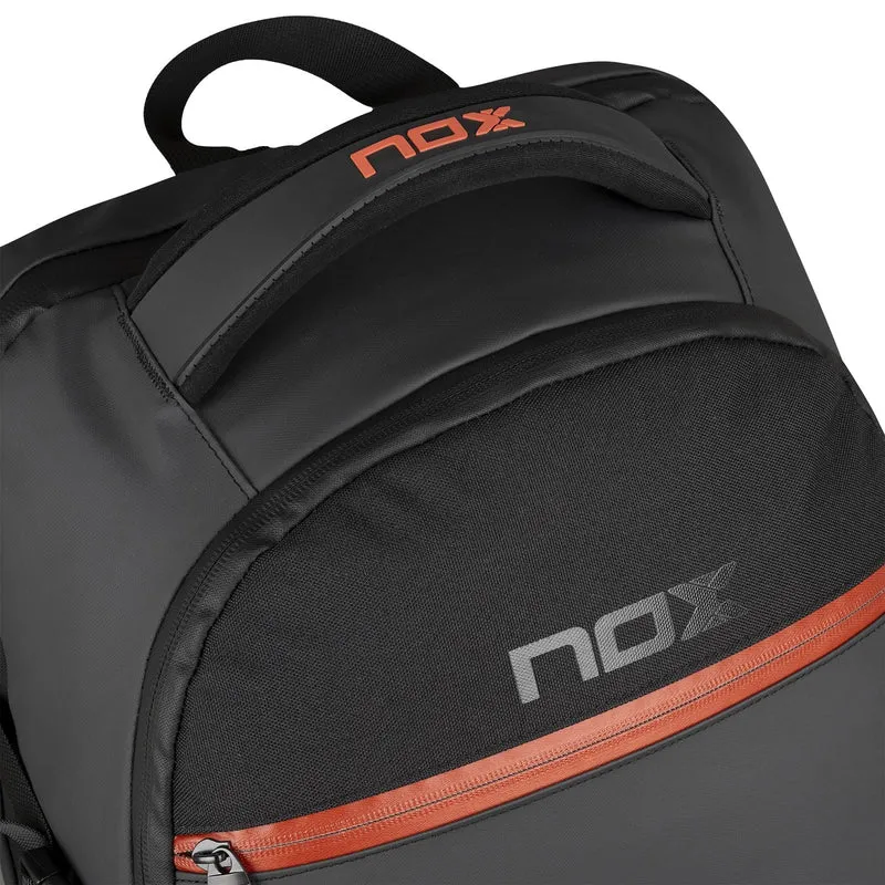 NOX Luxury Open Series Padel Backpack - Black / Red