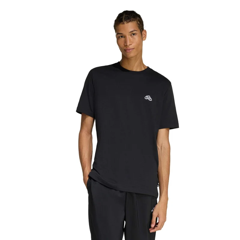 Slide T-Shirt Herren-schwarz