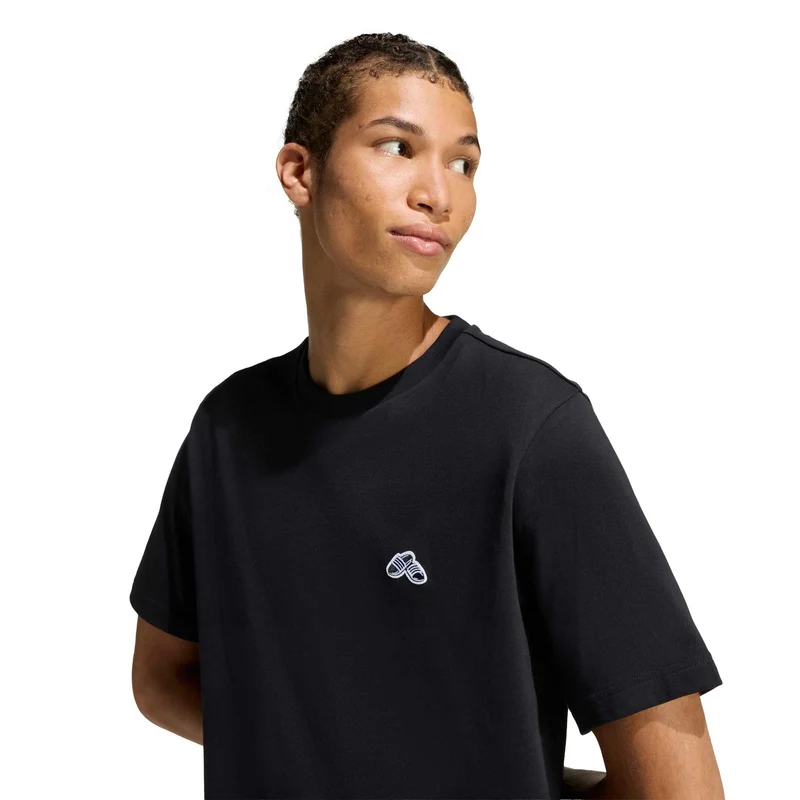 Slide T-Shirt Herren-schwarz