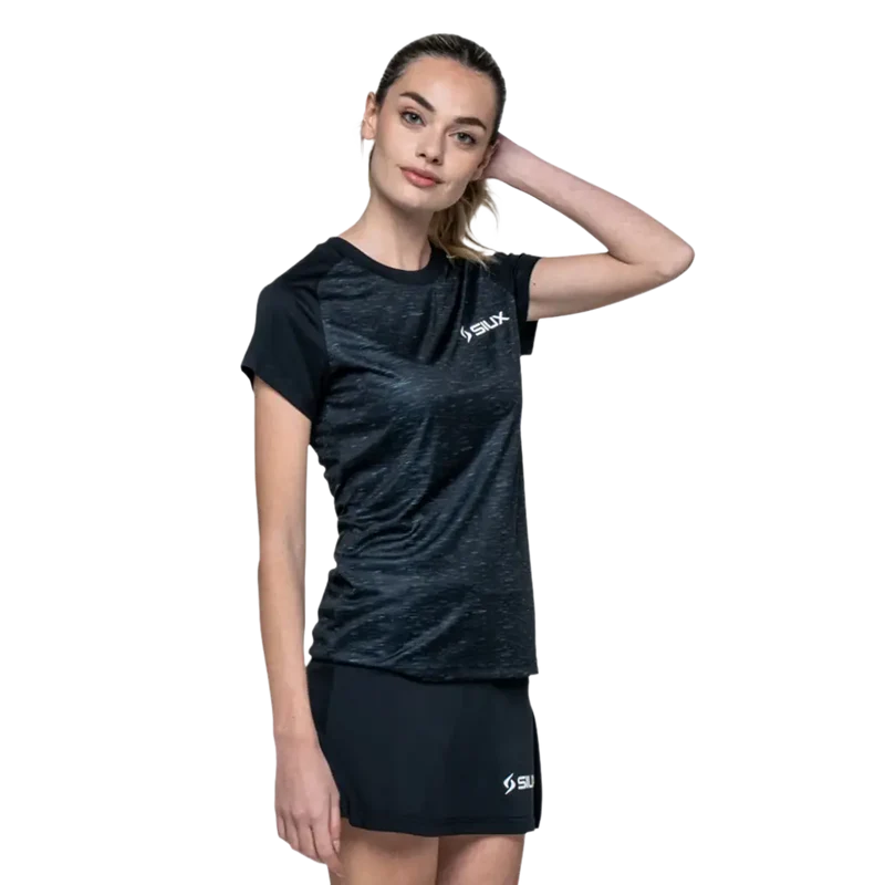 Camiseta Siux Club Mujer Negro 2026