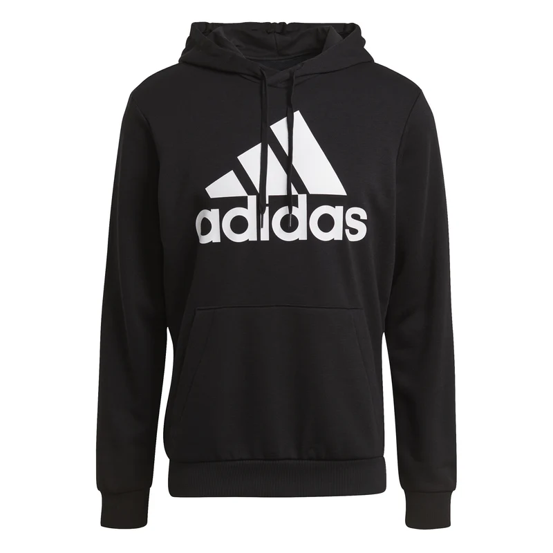 Big Logo French Terry Hoody Herren-schwarz, weiß