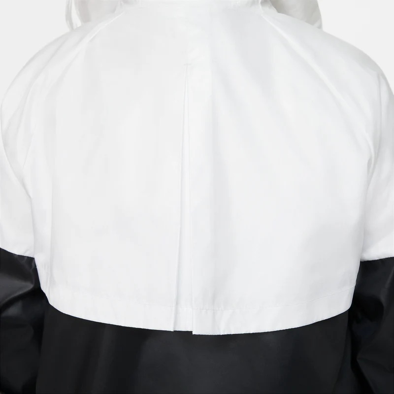 Windrunner Trainingsjacke Mädchen-weiß, schwarz