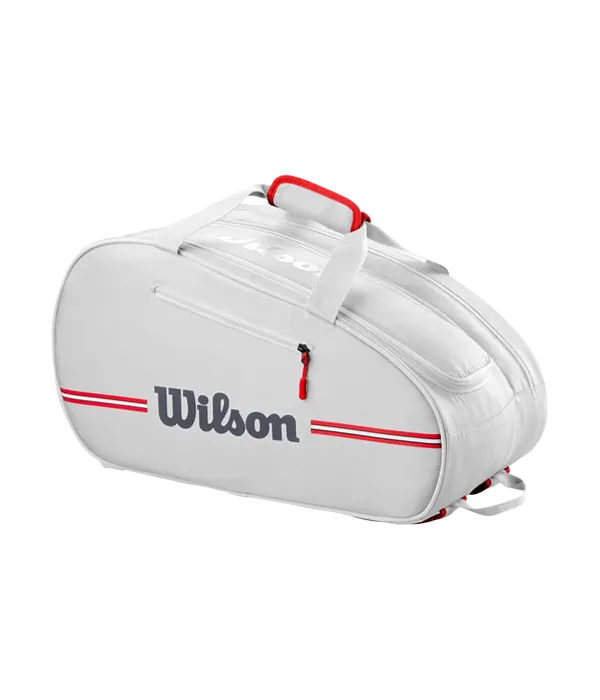 Paletero Wilson Team Padel Blanco
