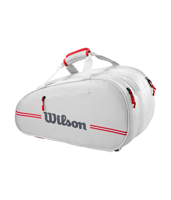 Paletero Wilson Team Padel Blanco