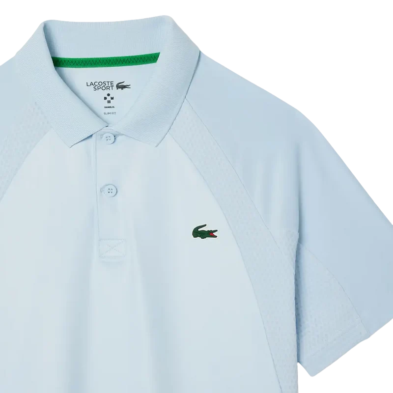Polo Lacoste Azul Claro