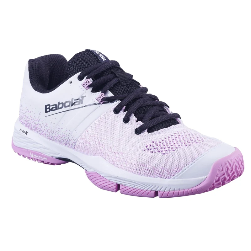 Babolat Sensa Womens Padel Shoes - White / Lilac