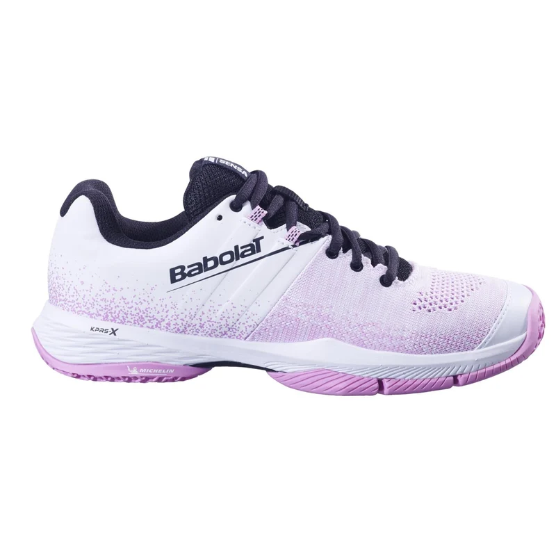 Babolat Sensa Womens Padel Shoes - White / Lilac
