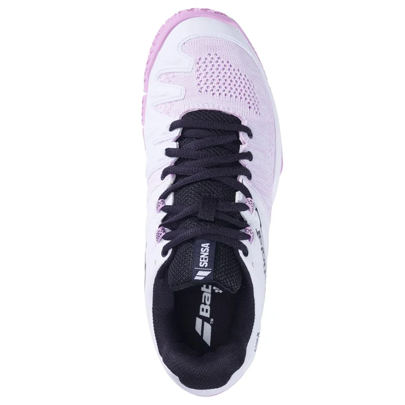 Babolat Sensa Womens Padel Shoes - White / Lilac