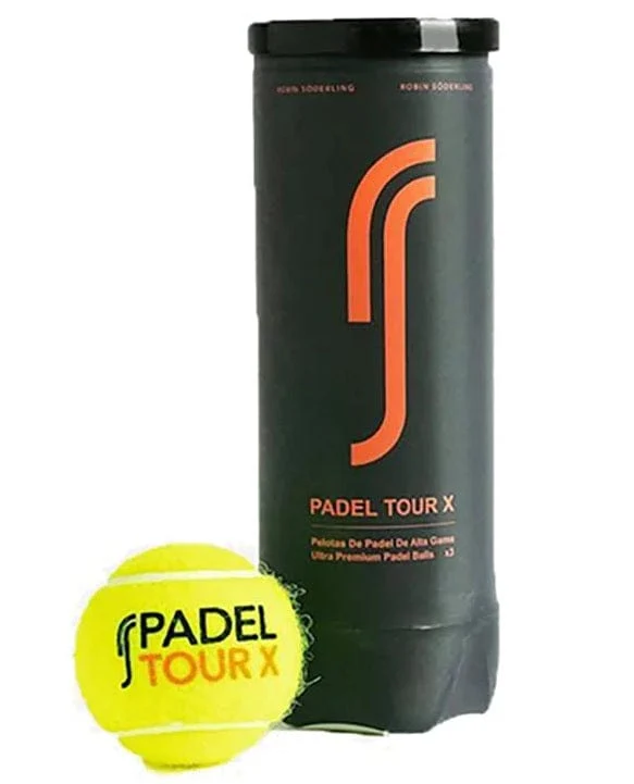 Robin Soderling RS Padel Tour X Padel Balls - 3 Ball Tube