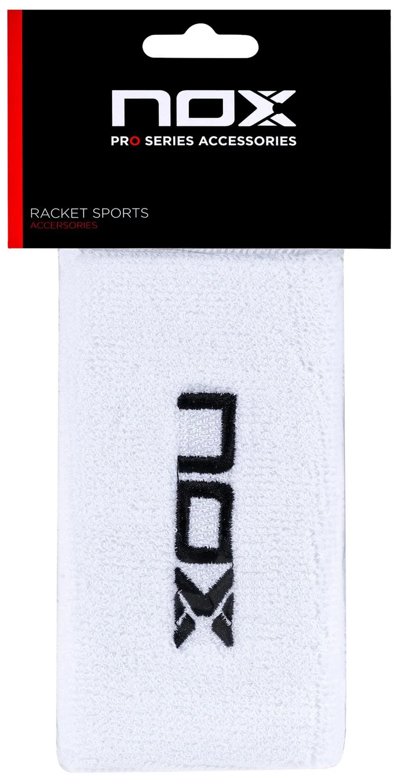 NOX Padel Long Wristband - White / Black